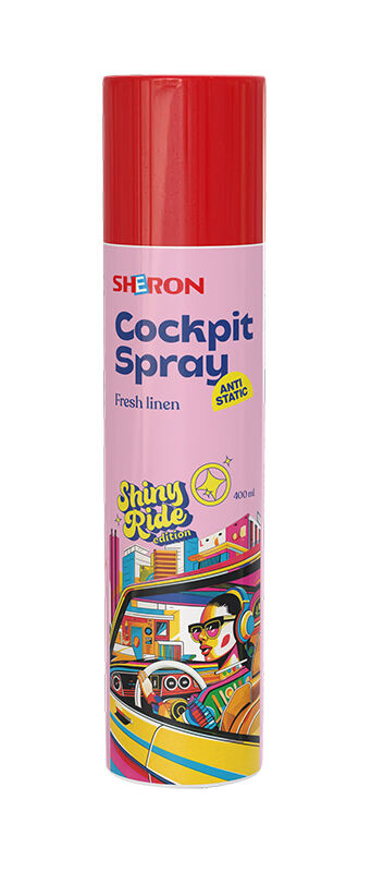 SHERON Shiny Ride Cockpit spray 400 ml fresh linen