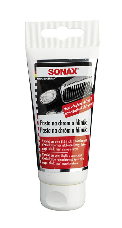 SONAX Pasta čistiaca chróm-hliník 75 ml