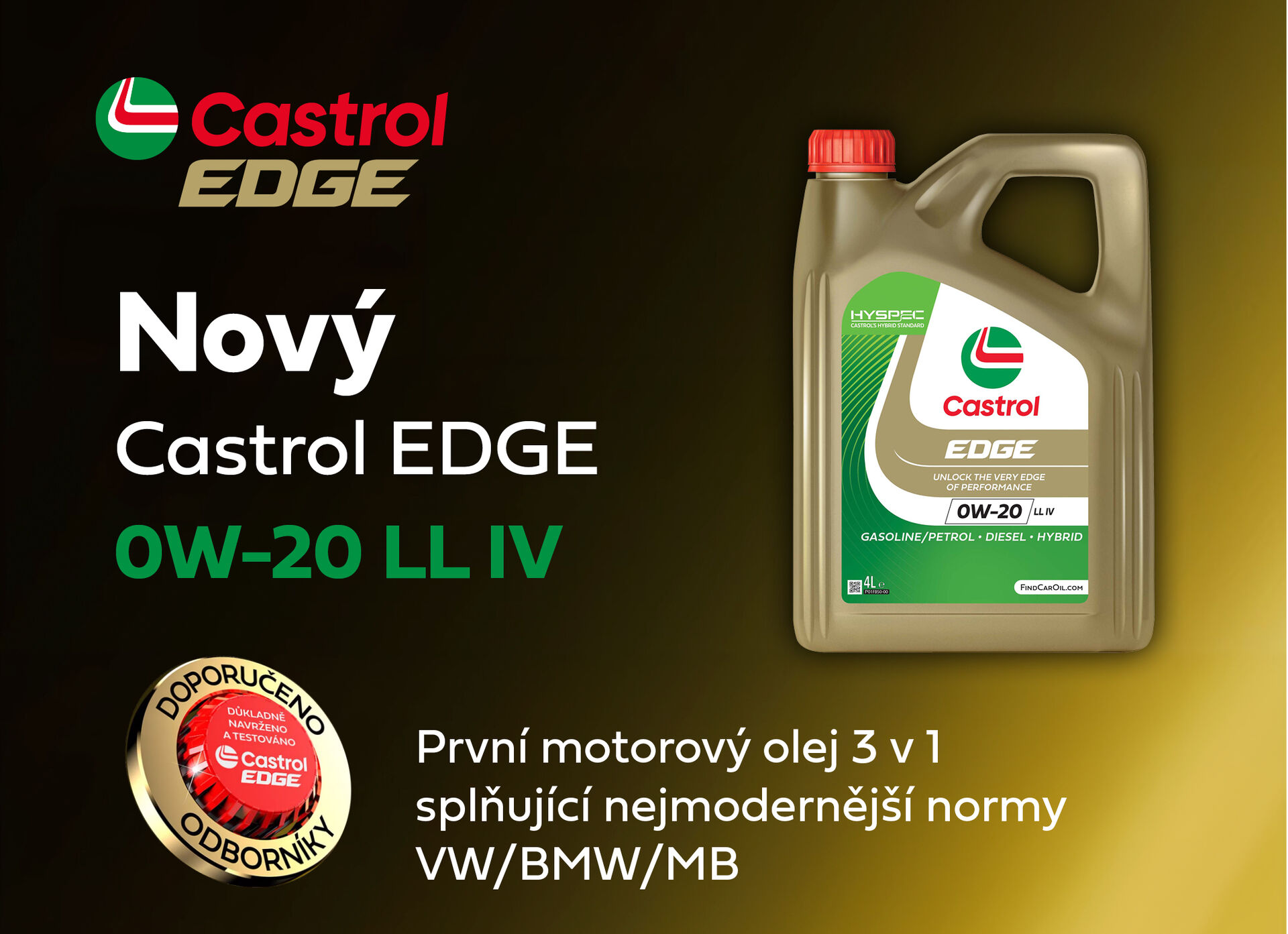 Castrol EDGE 0W-20 LL IV