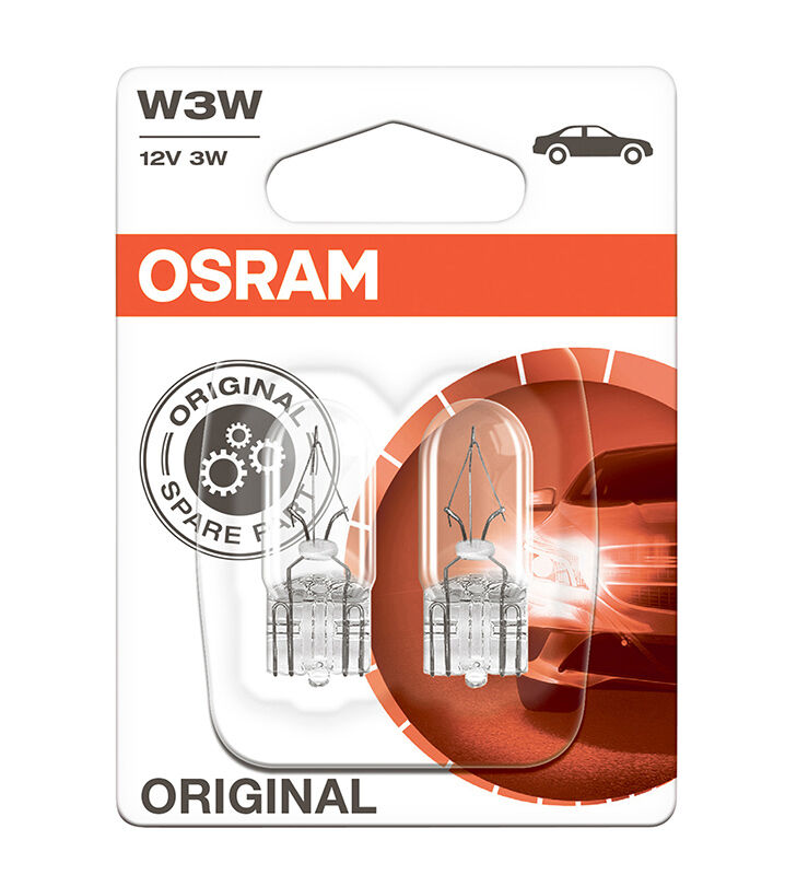 OSRAM Žárovka pomocná W3W 12V 2821-02B