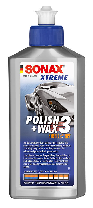 SONAX XTR Leštidlo s voskom WAX 3 250 ml