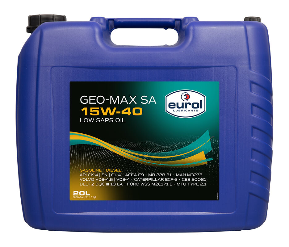 EUROL Geo-Max SA 15W-40 CK-4/E9 20 lt