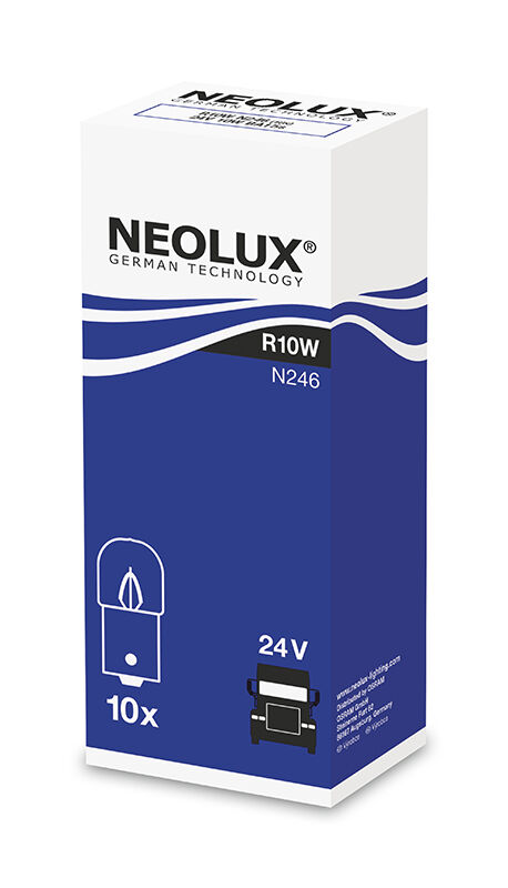 NEOLUX Žiarovka pomocná R10W 24V N246-ks