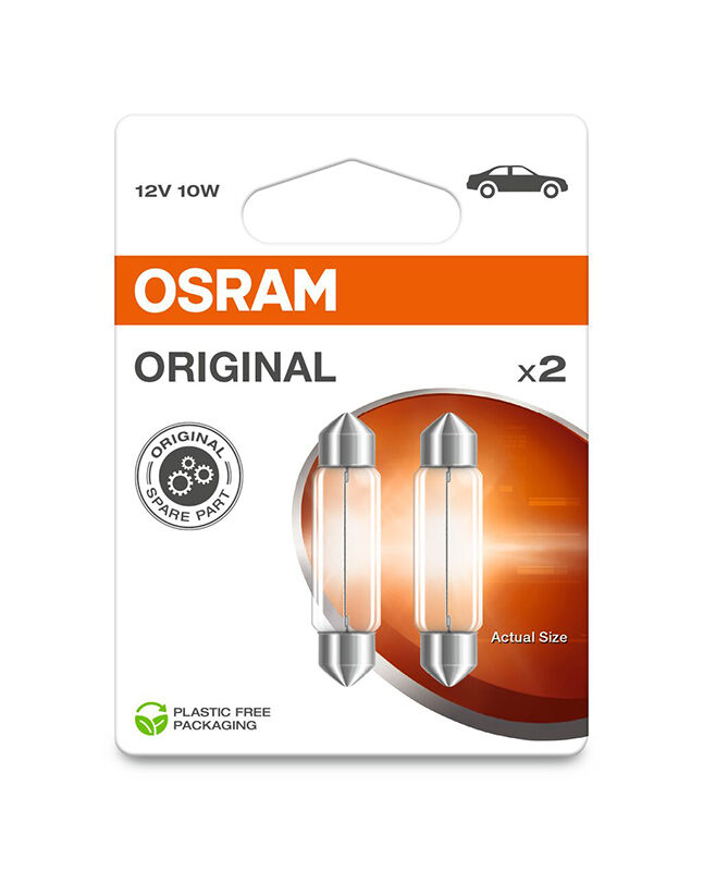 OSRAM Žárovka pomocná C10W 12V 6411-02B