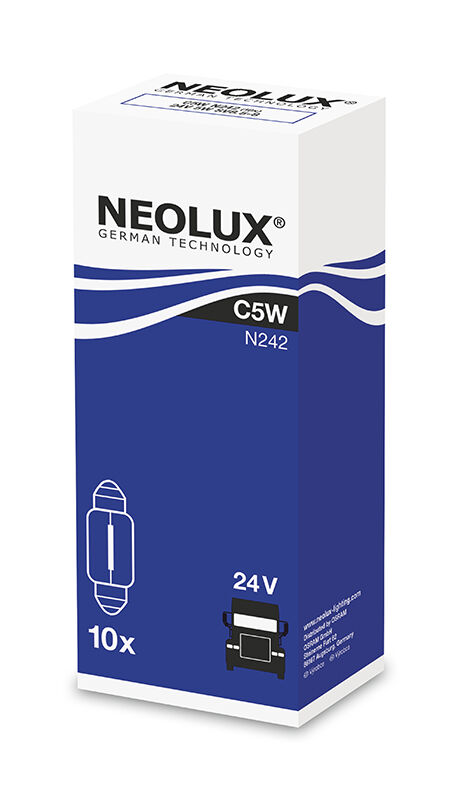 NEOLUX Žiarovka pomocná C5W 24V N242-ks