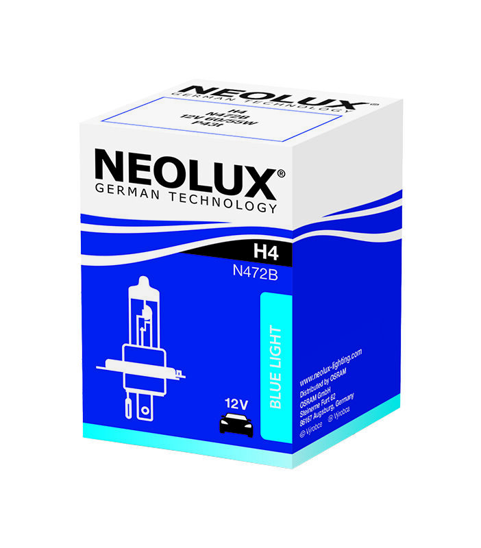 NEOLUX Blue light H4 12V N472B-ks