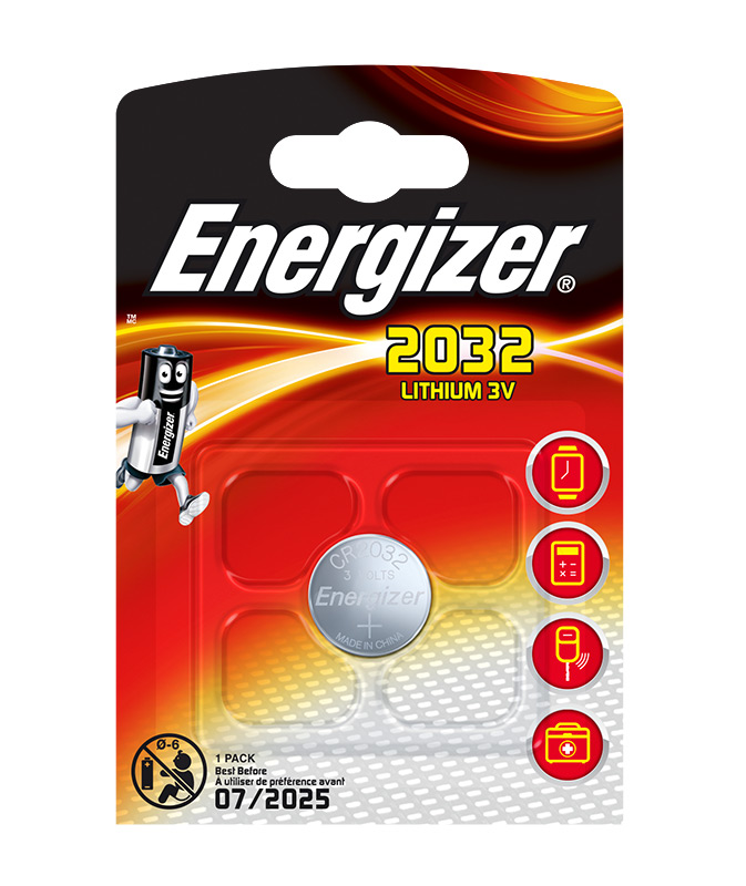 ENERGIZER ENERGIZER Knoflíková baterie CR2032 blistr /1ks 4909984