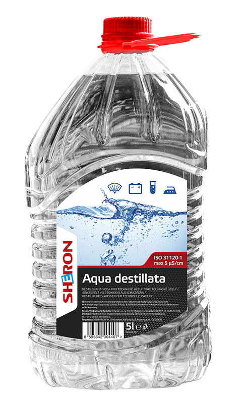 SHERON Destilovaná voda - Aqua Destillata 5 lt SHERON 1610350 1610350